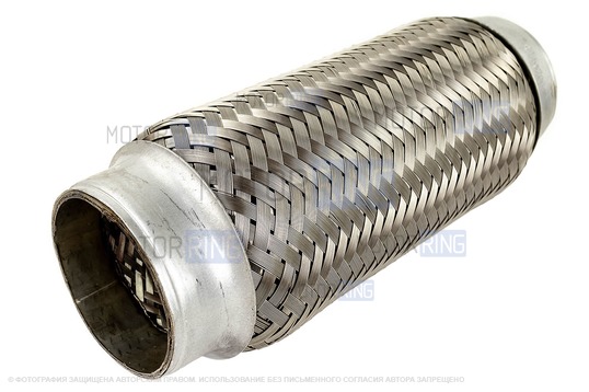 Виброкомпенсатор (гофра глушителя) Sal-Man трехслойный 55х200