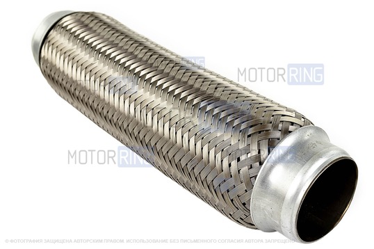 Виброкомпенсатор (гофра глушителя) Sal-Man двухслойный 45х250