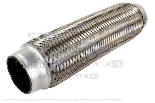 Виброкомпенсатор (гофра глушителя) Sal-Man трехслойный 45х250_1