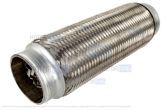 Виброкомпенсатор (гофра глушителя) Sal-Man трехслойный 60х250_1