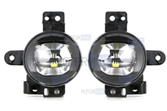 Диодные ПТФ Sal-Man 60W 13000lux для GEELY Tugella 2019-2023 г.в._1