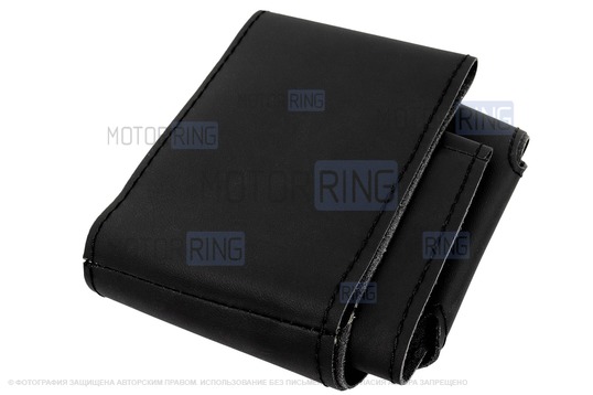 Кожаная оплетка руля Sal-Man анатомической формы с черной строчкой для ВАЗ 2105-2107, Лада 4х4 (Нива)