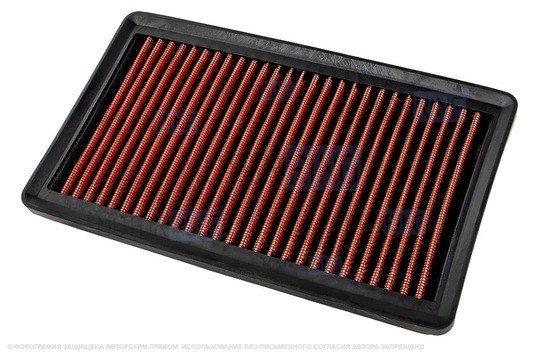 Воздушный фильтр нулевого сопротивления 33-3106 в штатный корпус для Kia Rio 4, Forte, Hyundai Solaris, Elantra с 2017 г.в.