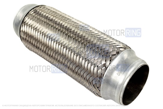 Виброкомпенсатор (гофра глушителя) Sal-Man двухслойный 50х200