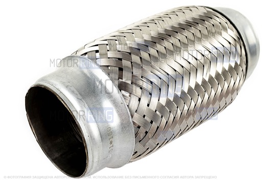 Виброкомпенсатор (гофра глушителя) Sal-Man двухслойный 50х150_1