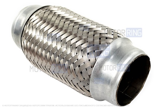 Виброкомпенсатор (гофра глушителя) Sal-Man двухслойный 50х150