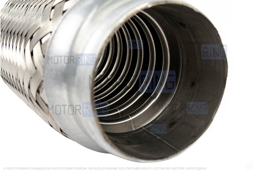 Виброкомпенсатор (гофра глушителя) Sal-Man двухслойный 50х150