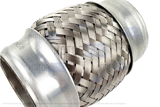 Виброкомпенсатор (гофра глушителя) Sal-Man двухслойный 50х100