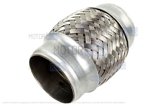 Виброкомпенсатор (гофра глушителя) Sal-Man двухслойный 50х100