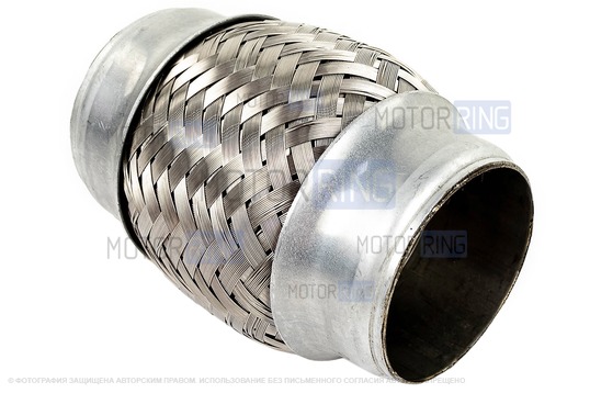 Виброкомпенсатор (гофра глушителя) Sal-Man двухслойный 50х100