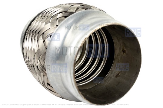 Виброкомпенсатор (гофра глушителя) Sal-Man двухслойный 50х100