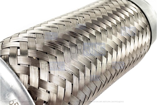 Виброкомпенсатор (гофра глушителя) Sal-Man трехслойный 65х200