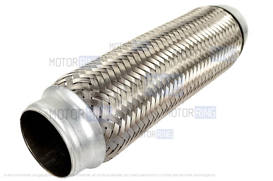 Виброкомпенсатор (гофра глушителя) Sal-Man двухслойный 50х250