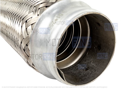 Виброкомпенсатор (гофра глушителя) Sal-Man двухслойный 50х250