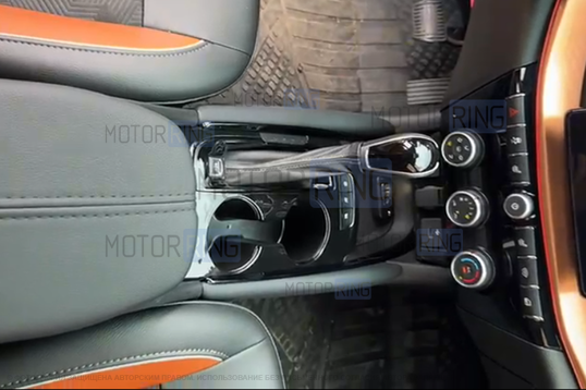 Подлокотник-бокс с комплектом электроручника и беспроводной зарядкой для Лада Веста с вариатором_1