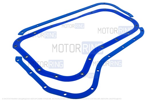 Прижимные пластины масляного поддона (картера) MR 3мм с силиконовой прокладкой для ВАЗ 2101-2107, Лада 4х4, Нива Легенд, Нива Тревел, Шевроле Нива_1