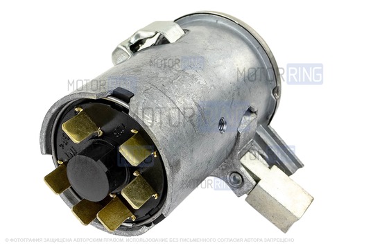 Замок зажигания с выкидным ключом в стиле Пежо без чипа (пустой) для ВАЗ 2101-2107, Лада 4х4, Нива Легенд