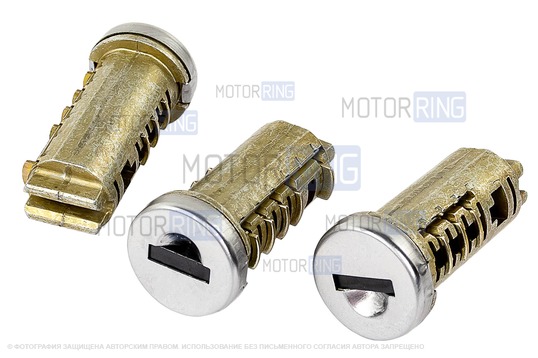 Замок зажигания старого образца с личинками и выкидным ключом в стиле Пежо без чипа (пустой) для Лада Калина, Гранта, Нива Тревел, Шевроле Нива