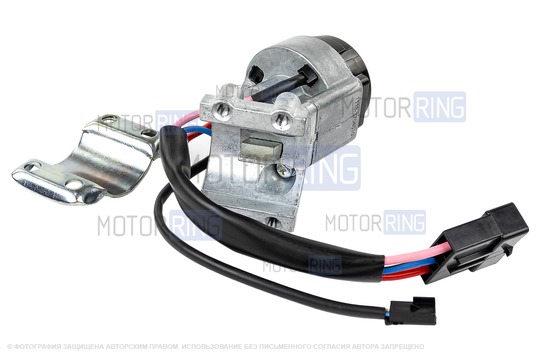 Замок зажигания с личинками и выкидным ключом в стиле Пежо без чипа (пустой) для Лада Приора, Приора 2