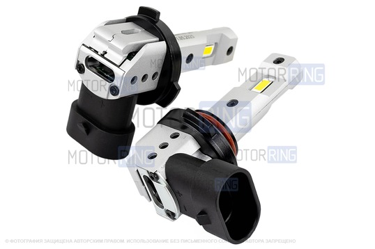 Светодиодные лампы GMX 41W 10400lux с цоколем H11 для Лада Веста, Икс Рей, 4х4, Гранта, Калина, Приора, Ларгус, Датсун, Шевроле Нива