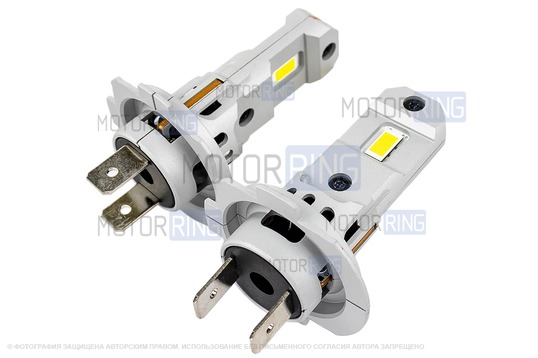 Светодиодные лампы GMX 34W 8000lux с цоколем H7 для Лада Калина, Калина 2, Приора, Веста, Иксрей, Шевроле Нива