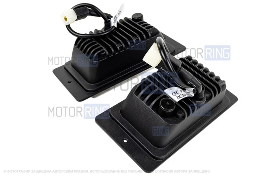 Светодиодные ПТФ Эконом (4 линзы, 36W, 2600lux) для ВАЗ 2110-2112, 2113-2115, Шевроле Нива до рестайлинга 2009 года