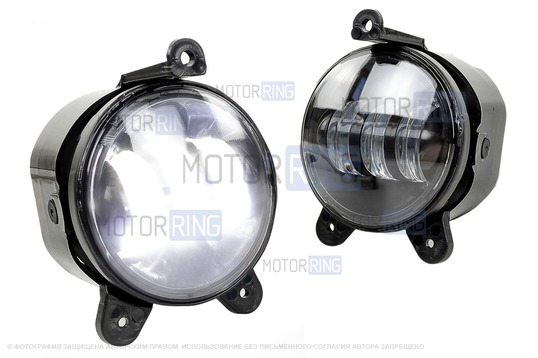 Диодные ПТФ серии Эконом (20W, 1700lux) для Лада Приора, Шевроле Нива с 2009 г.в., Лада Нива 2123, ГАЗ Газель_1