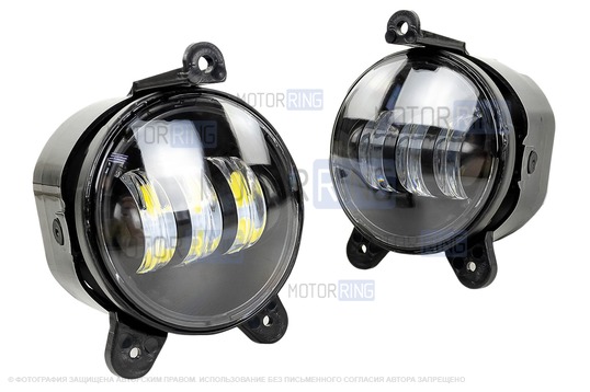 Диодные ПТФ серии Эконом (20W, 1700lux) для Лада Приора, Шевроле Нива с 2009 г.в., Лада Нива 2123, ГАЗ Газель