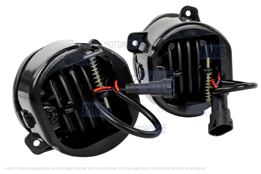 Диодные ПТФ серии Эконом (20W, 1700lux) для Лада Калина, Калина 2, Гранта, Ларгус, Датсун до 2019 г.в., УАЗ Патриот