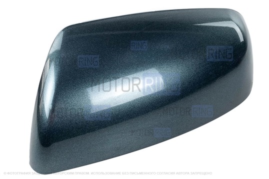 Накладка левого зеркала образца 21704 в цвете Сочи (360) под повторитель поворотника для Лада Приора_1