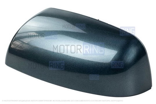 Накладка левого зеркала образца 21704 в цвете Сочи (360) под повторитель поворотника для Лада Приора