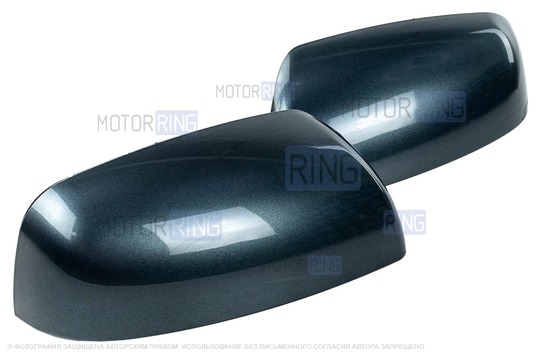 Накладки зеркал образца 21704 в цвете Сочи (360) под повторители поворотников для Лада Приора_1