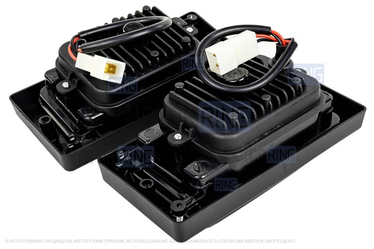 Светодиодные ПТФ Эконом (3 линзы, 19W, 1600lux) для ВАЗ 2110-2112, 2113-2115, Шевроле Нива до рестайлинга 2009 года