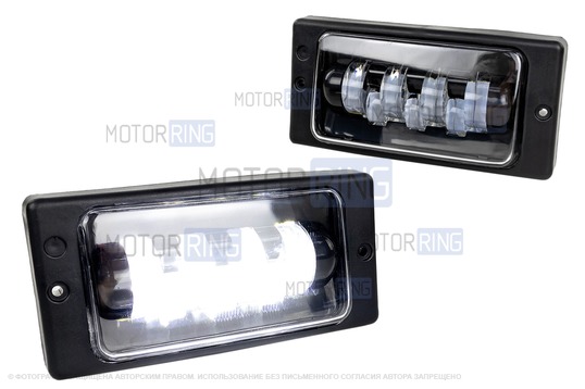 Светодиодные ПТФ Эконом (7 линз, 29W, 4400lux) для ВАЗ 2110-2112, 2113-2115, Шевроле Нива до рестайлинга 2009 года_1