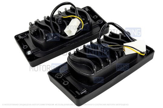 Светодиодные ПТФ Эконом (7 линз, 29W, 4400lux) для ВАЗ 2110-2112, 2113-2115, Шевроле Нива до рестайлинга 2009 года