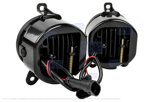 Двухцветные диодные ПТФ серии Эконом (22W, 2800lux) для Лада Приора, Шевроле Нива с 2009 г.в., Лада Нива 2123, ГАЗ Газель