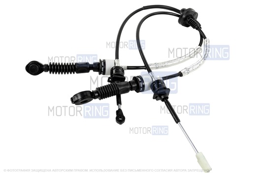 Троса переключения передач КПП 2180, 2181 в сборе ВИЭ для Лада Гранта, Гранта FL, Калина 2