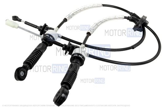 Троса переключения передач КПП 2180, 2181 в сборе ВИЭ для Лада Гранта, Гранта FL, Калина 2