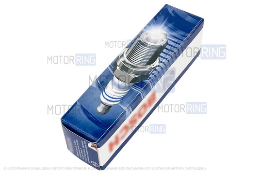 Свеча зажигания BOSCH для 16-клапанных ВАЗ 2110-2112, 2113-2115, Лада Калина, Приора, Гранта, Ларгус, Веста, Икс Рей_1