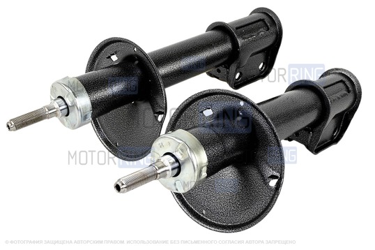 Передние стойки саморегулирующиеся Технологии Будущего в сборе с буферами и защитными кожухами для Лада Ларгус Кросс