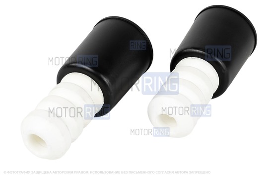 Передние стойки саморегулирующиеся Технологии Будущего в сборе с буферами и защитными кожухами для Лада Ларгус Кросс