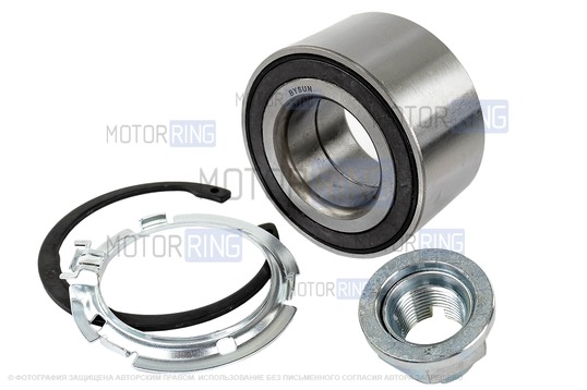 Подшипник передней ступицы (установочный комплект) BYSUN PARTS для Рено Логан с 2010 г.в., Лада Ларгус с АБС_1