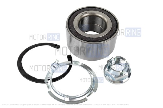 Подшипник передней ступицы (установочный комплект) BYSUN PARTS для Рено Логан с 2010 г.в., Лада Ларгус с АБС