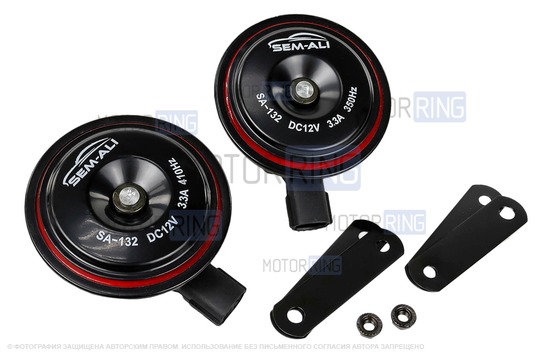 Звуковой сигнал воздушный SEM-ALI 132 (дисковый) для ВАЗ и иномарок_1
