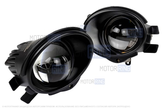 Диодные ПТФ Sal-Man 60W 12000lux (ближний, дальний) для БМВ 3, 5