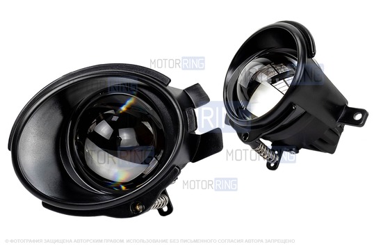 Диодные ПТФ Sal-Man 60W 12000lux (ближний, дальний) для БМВ 3, 5