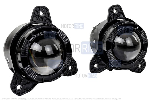 Диодные ПТФ Sal-Man 60W 12000lux (ближний. дальний) для Opel Astra J 2012-2018 г.в.