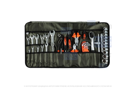 Набор профессионального инструмента (44 предмета) Ермак в сумке_1