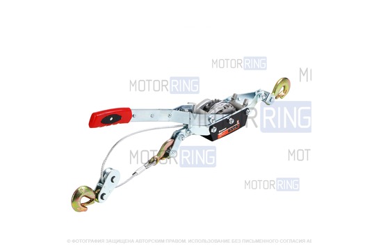 Лебедка ручная рычажная 3 тонны Ермак X-Pro (3 крюка)_1