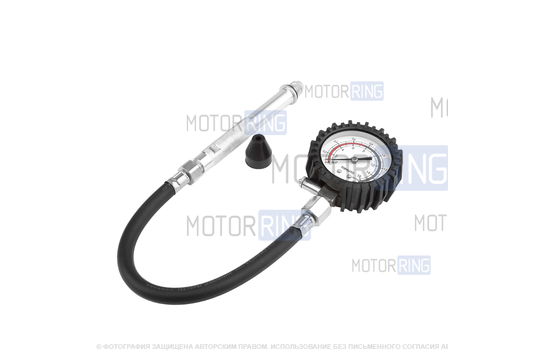 Компрессометр универсальный со шлангом ТОП АВТО для бензиновых двигателей_1